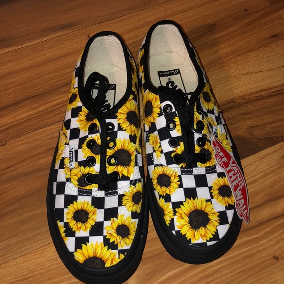 sunflower pink vans
